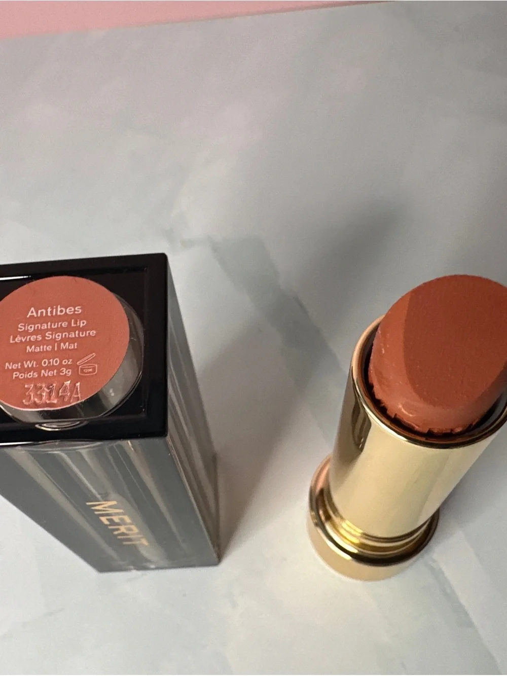 Terracotta Nude Lipstick - Warm Brown Matte ANTIBES NO BOX